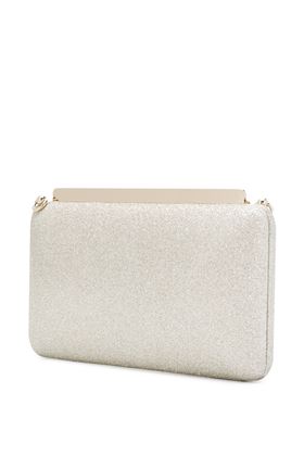 shimmering Ellipse clutch Jimmy Choo | ELLIPSEDGZPLATINUMICE